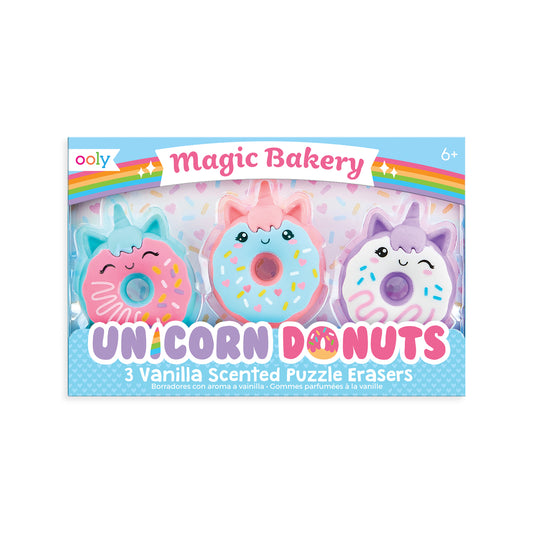 Magic bakery unicorn donuts scented erasers