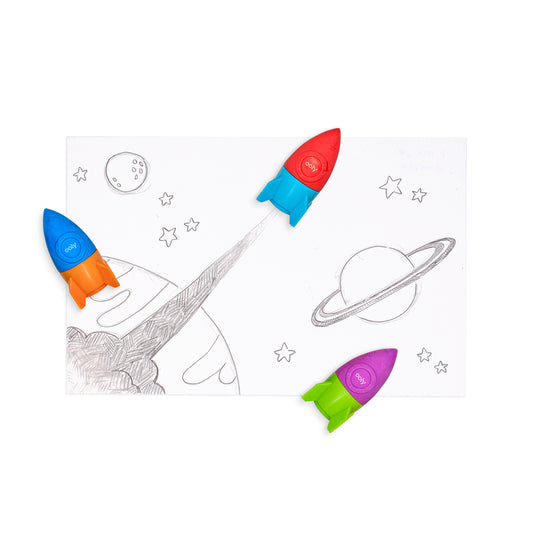 Blast off eraser & pencil sharpener