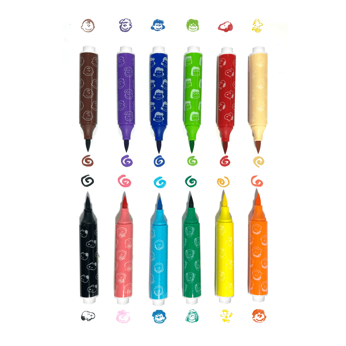 Peanuts double-ended brush & stamp