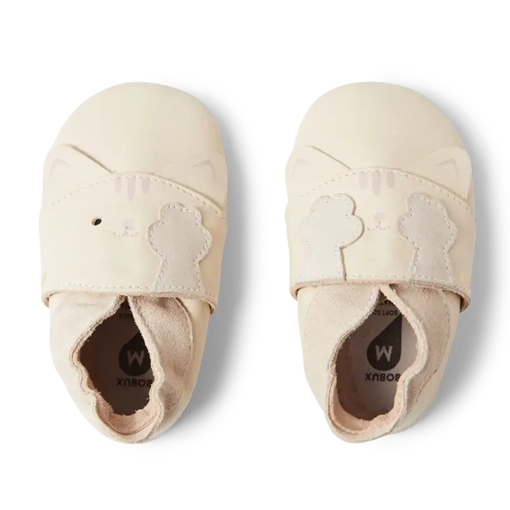 Soft sole peek a boo bunny pink/kitty white