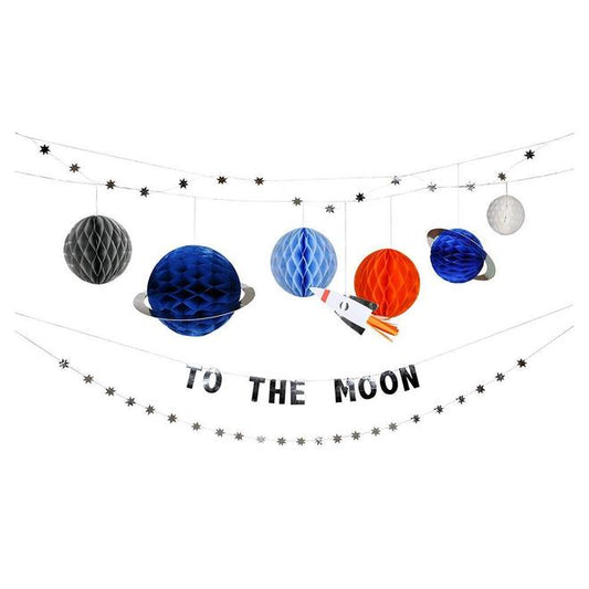 To the moon party theme