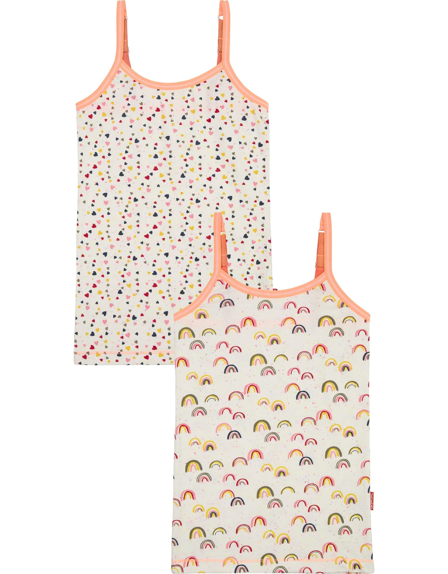 2-pack heart/rainbow