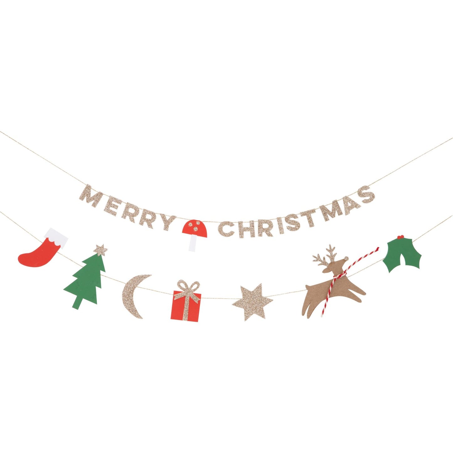 Christmas garland card
