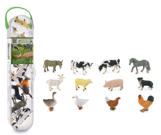 Set van 12 boerderijdieren
