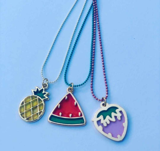 Happy fruit necklace