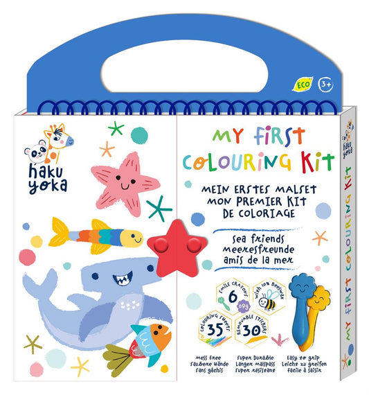 Mijn eerste kleurkit zee-/eenhoorn-/dinovrienden
