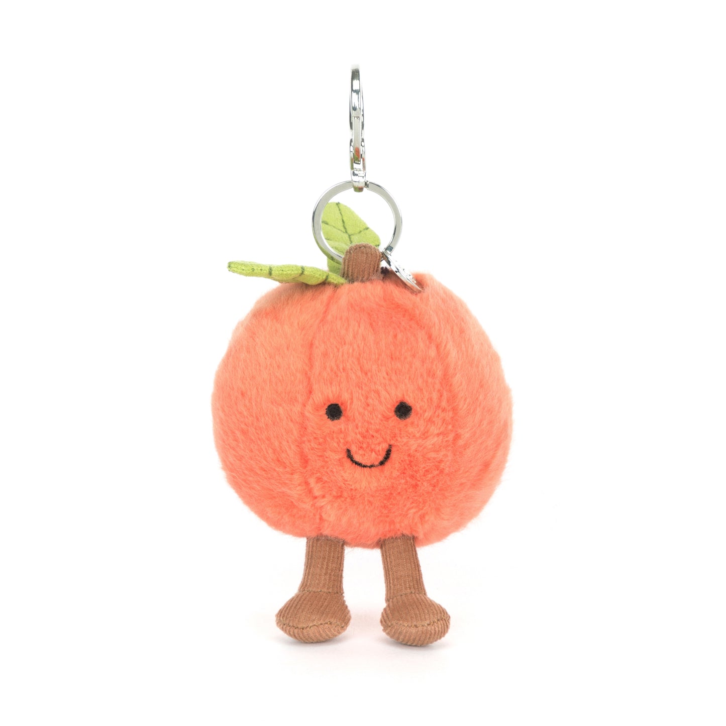 Amuseable siofra shamrock/peach/thistlepop bunny bag charm