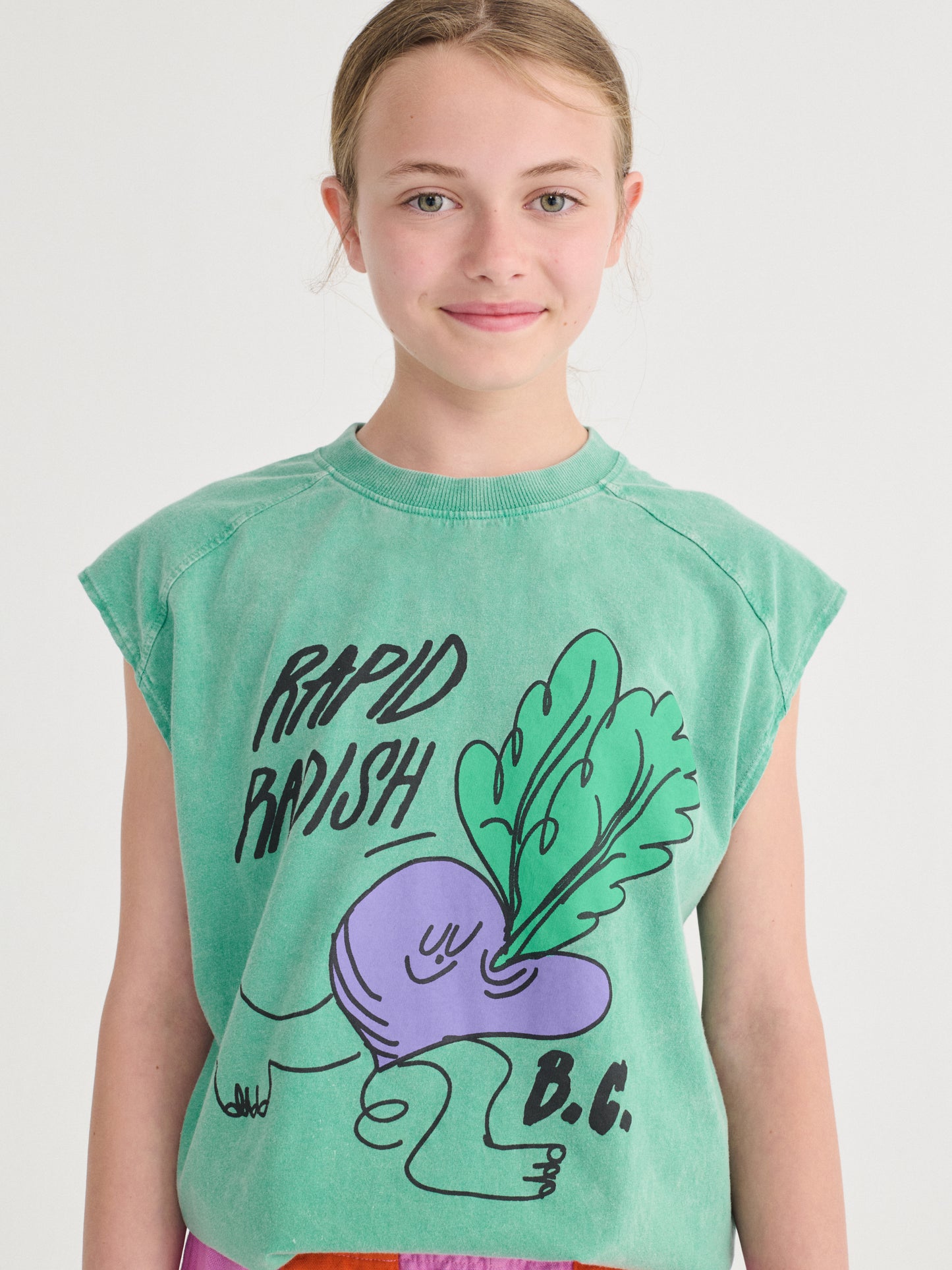 Rapid radish sleeveless t-shirt