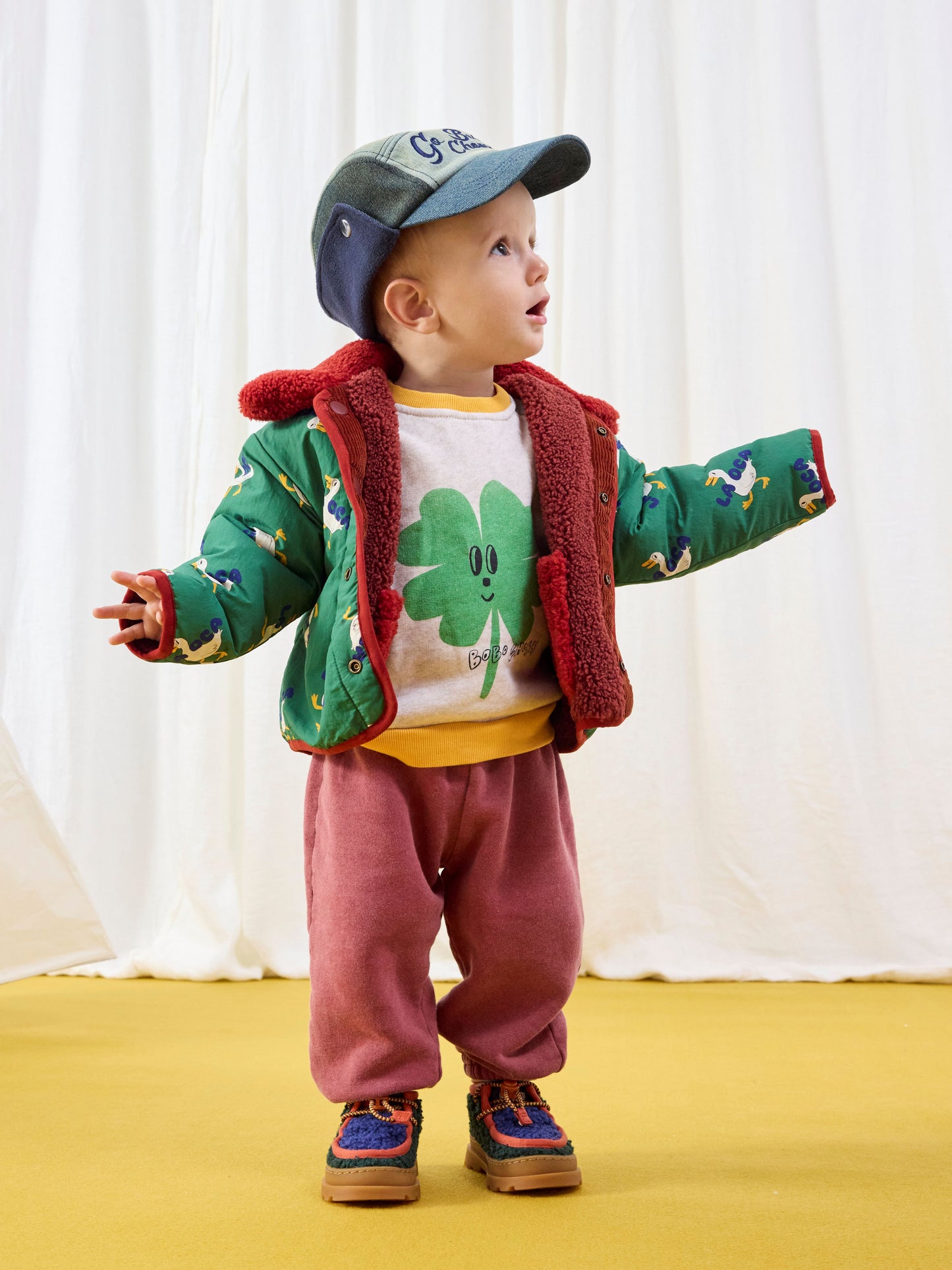 La Oca all over reversible sheepskin jacket