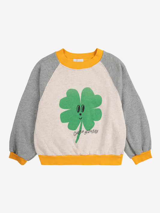 Lucky Clover ranglan sweatshirt
