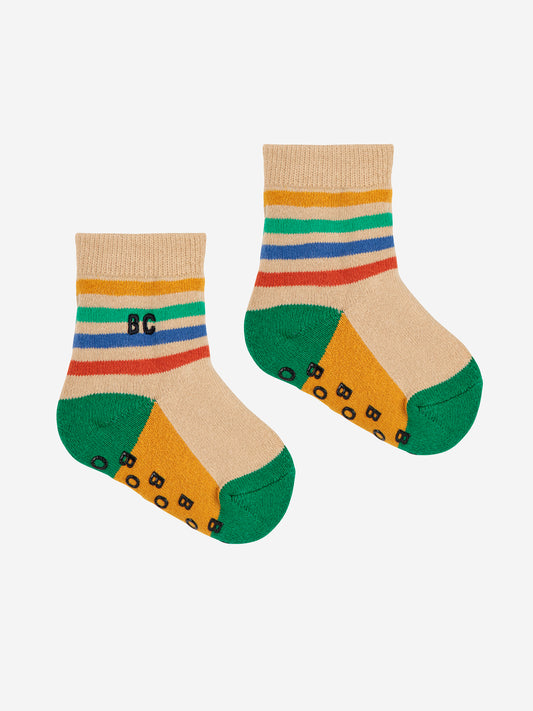 Stripes anti-slip socks