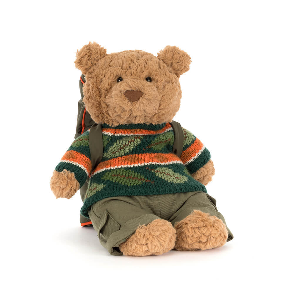 Bartholomew bear 'hiking'