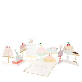 Birthday concertina card