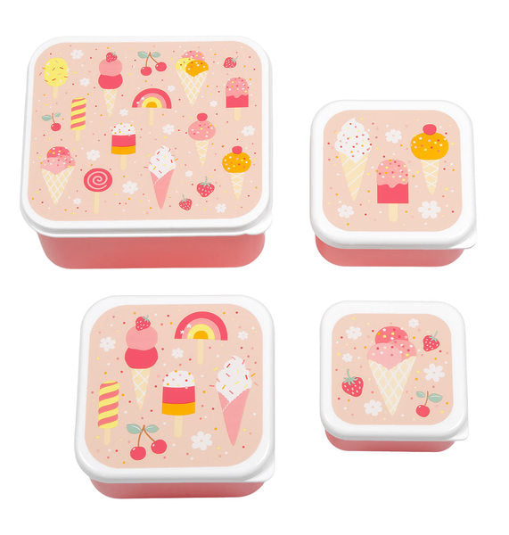 Lunch & snack box joy/ice cream/animal friends/unicorn dreams/flower garden/dinosaurs/savanna