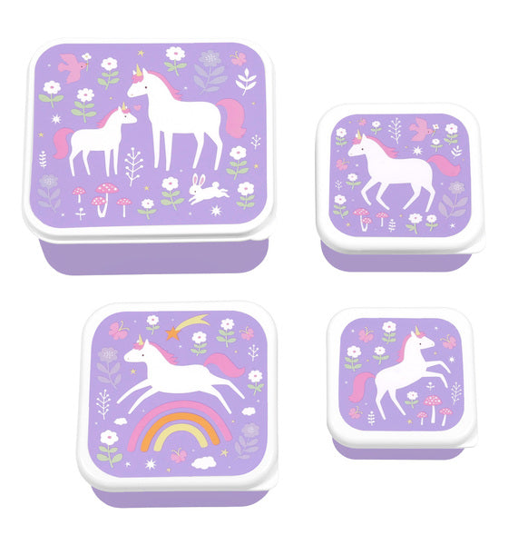 Lunch & snack box joy/ice cream/animal friends/unicorn dreams/flower garden/dinosaurs/savanna