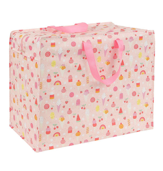 XL storage bag ice cream/dinosaurs