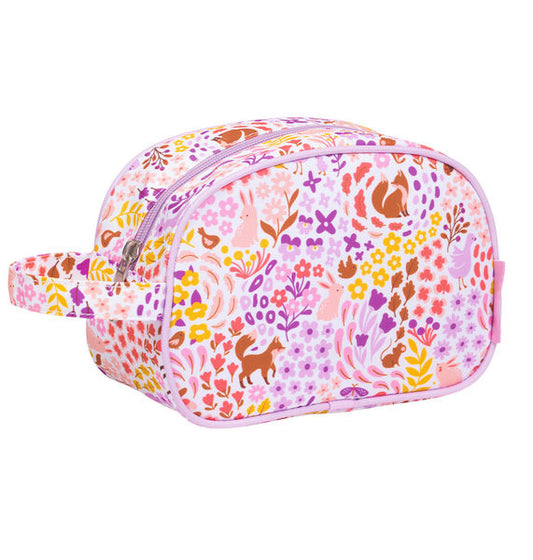 Toiletry bag flower garden/savanna