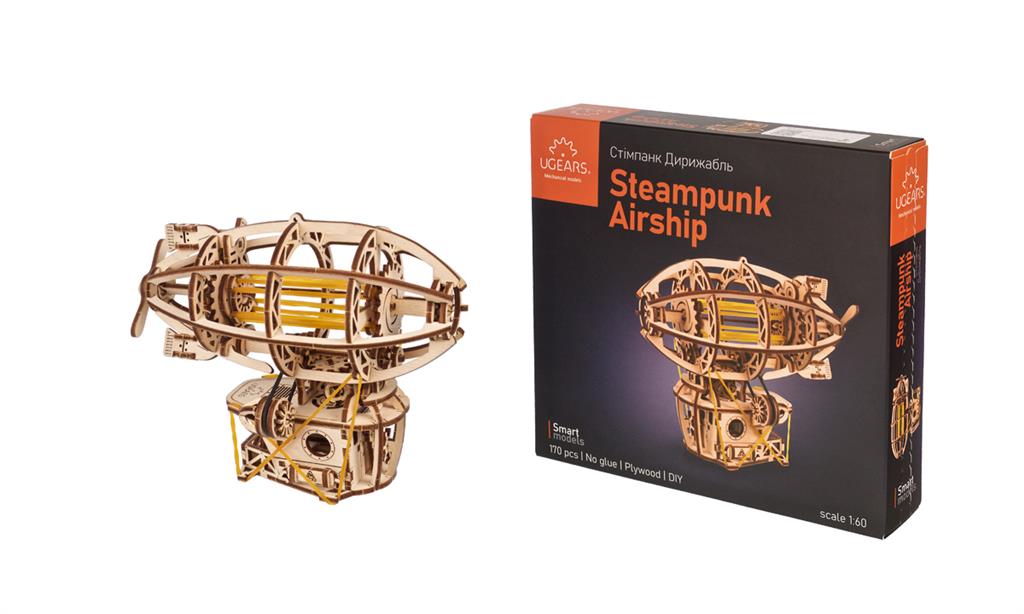 Mini steampunk zeppelin/helicopter/ocean beauty yacht