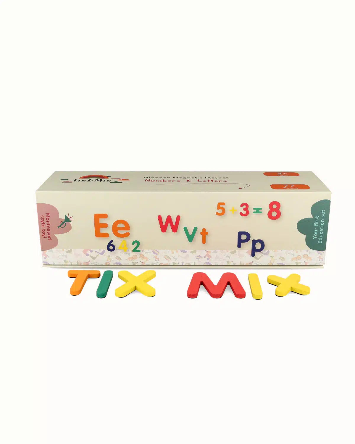 Magnetic playset numbers & letters