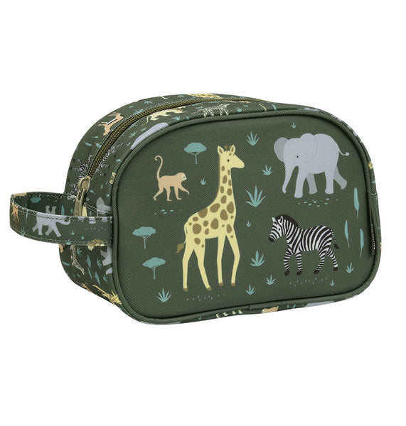 Toiletry bag flower garden/savanna