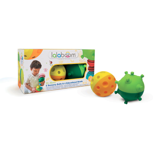 Sensorische ballen en educatieve kralen