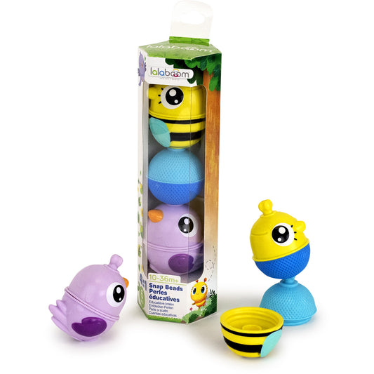 Set dieren bij en paarse vogel/schaap en varken