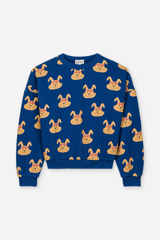 Tony allover rabbits sweater