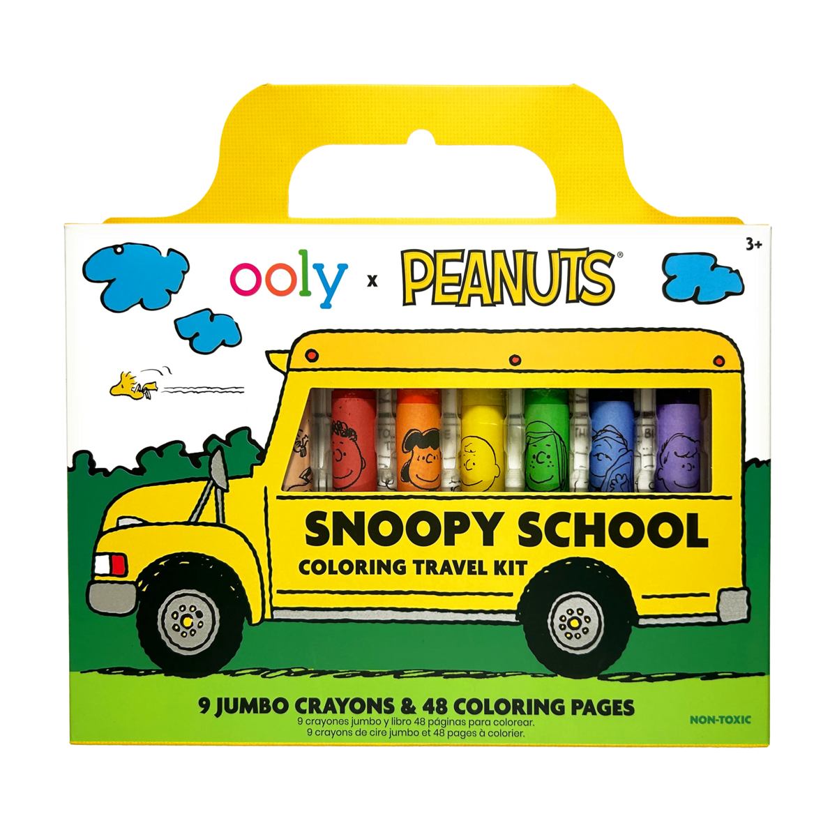 Snoopy school coloring trave