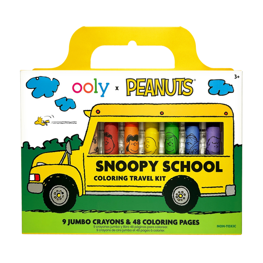 Snoopy school coloring trave