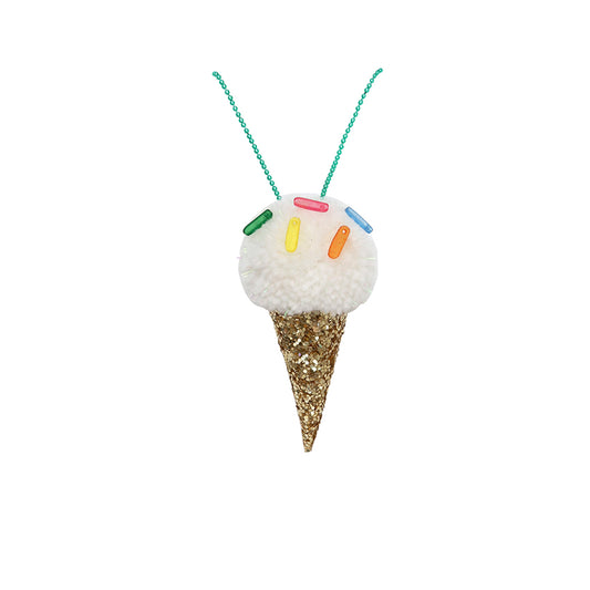 Pompom necklace