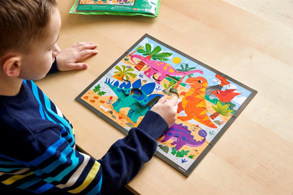 Puzzel met ritszakje