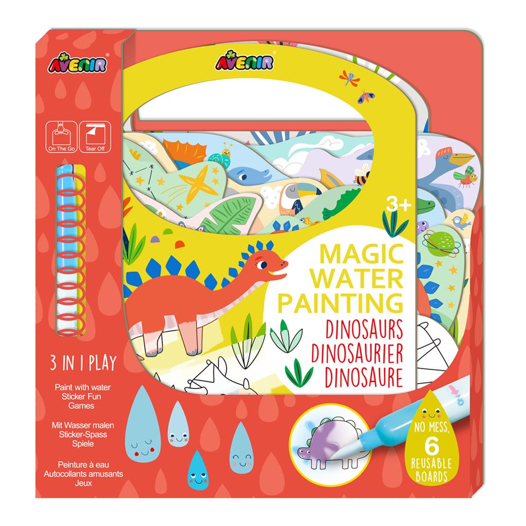 Magisch waterschilderen prinses/eenhoorns/dinosaurussen/4 seizoenen