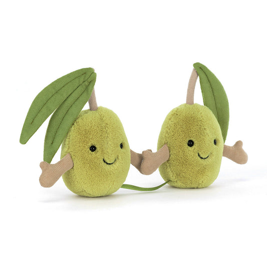 Amuseable pair of olives