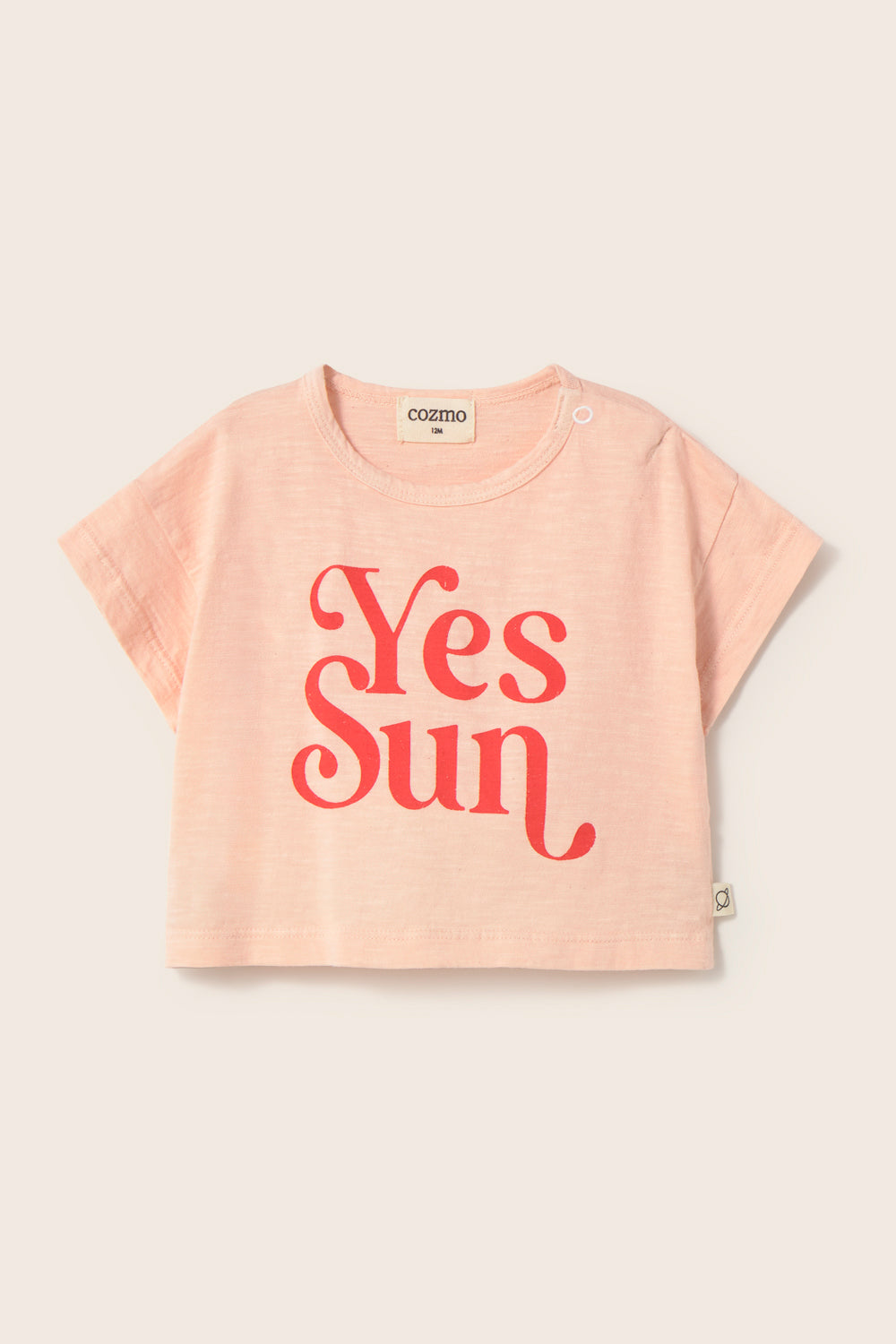 Aura soft slub cotton print t-shirt