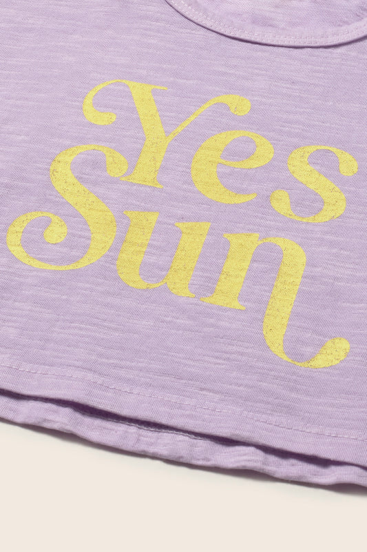 Aura soft slub cotton print t-shirt