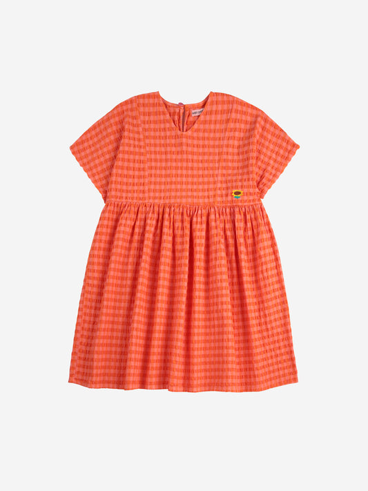 Vichy woven dress