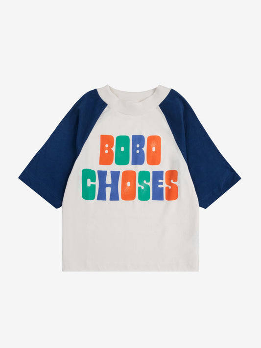 Multicolor Bobo Choses ranglan T‑shirt