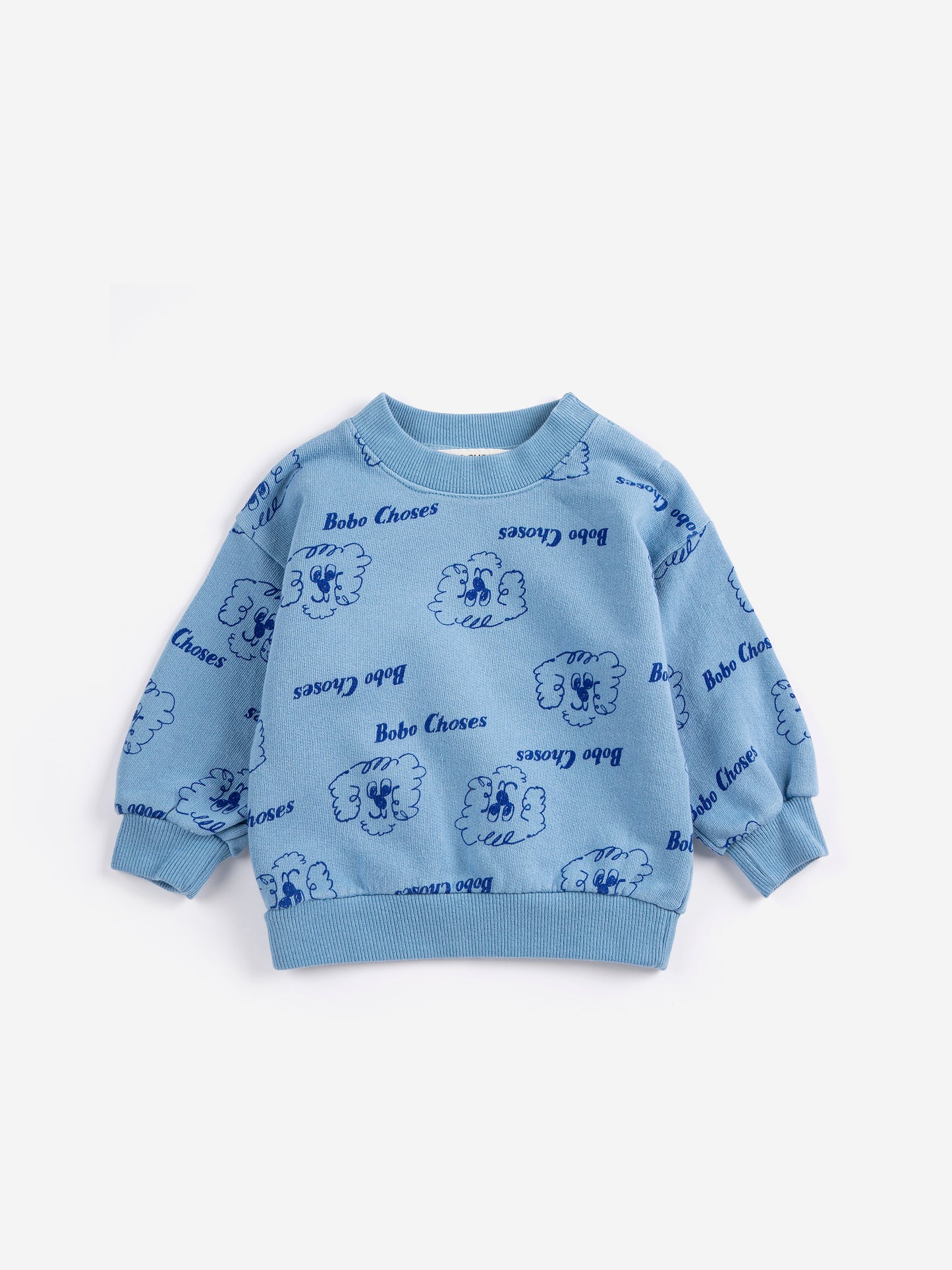 Pickles the dog all over sweatshirt