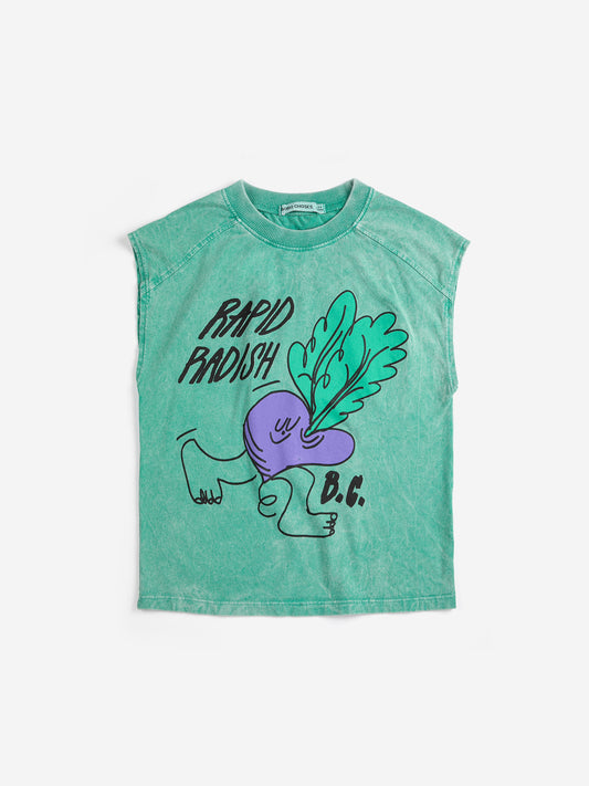 Rapid radish sleeveless t-shirt