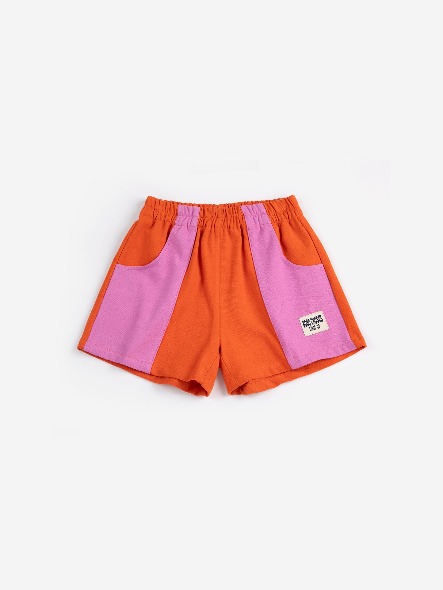 Bobo choses color block woven shorts