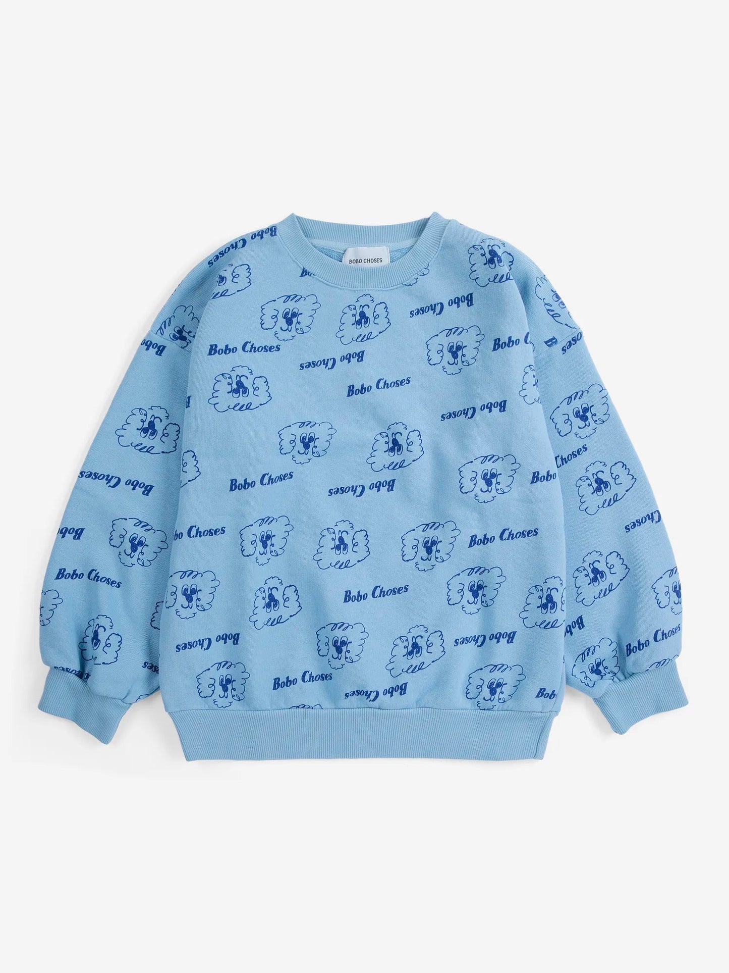 Pickles the dog all over sweatshirt