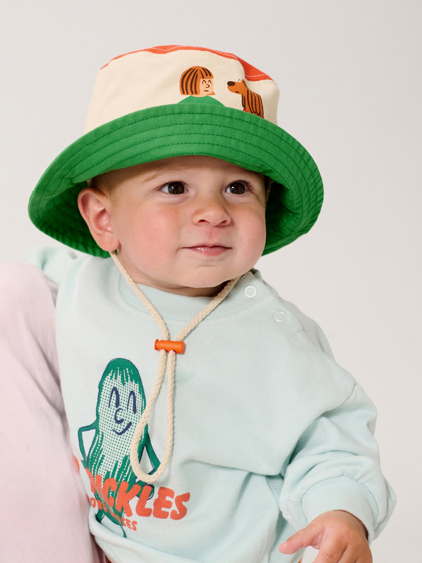Friends in a pickle bucket hat