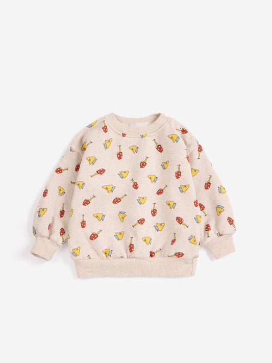 Mush monster duo all over sweatshirt