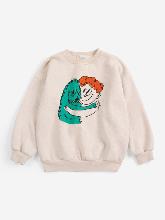 Hug hairy monster sweatshirt