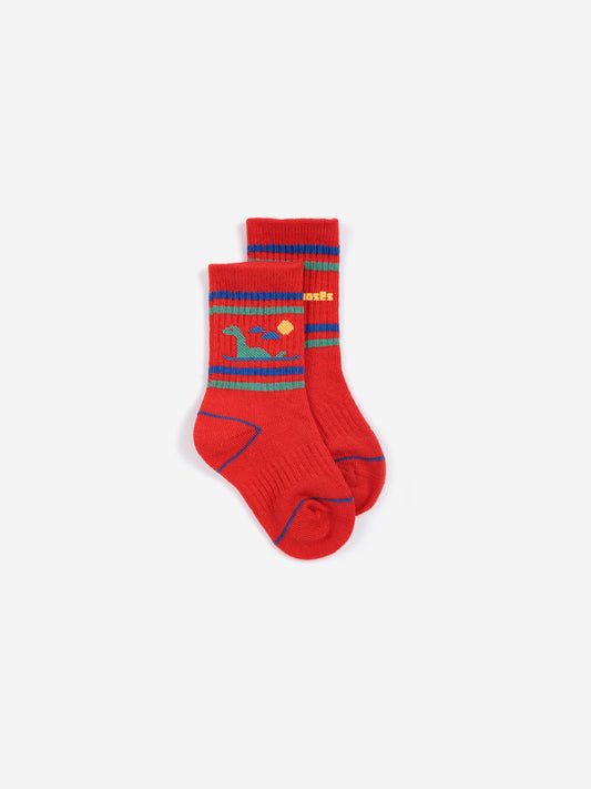 Lake monster short socks