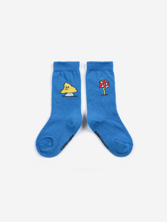 Mush monster long socks