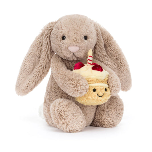 Bashful beige bunny 'birthday'