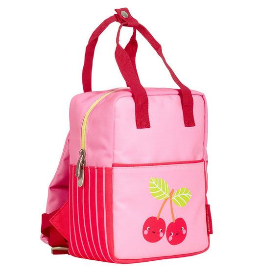 Little square backpack happy cherries/dinosaur