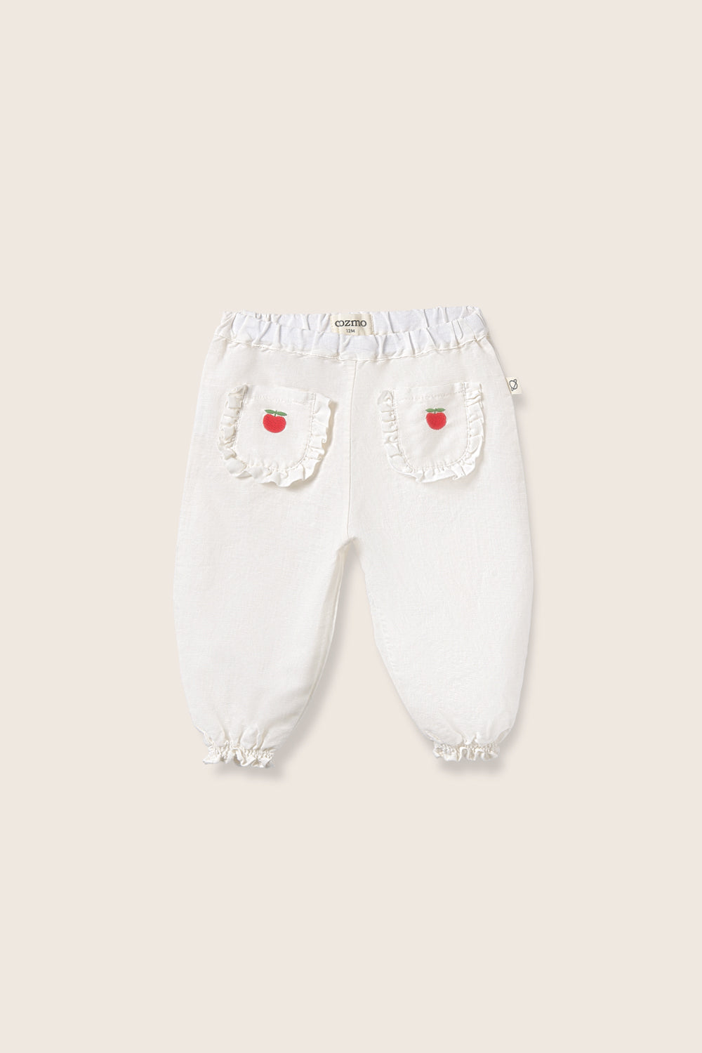 Cami cotton linen ruffle pants