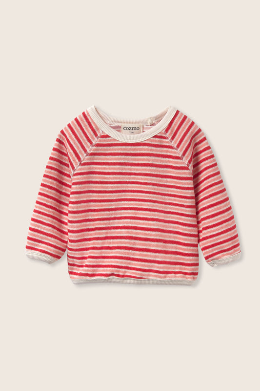 Fenix striped terry cloth sweatshirt